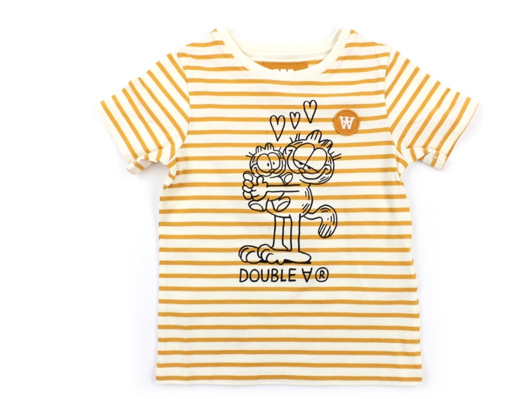 Præfiks mekanisme ære Wood Wood kortærmet t-shirt Garfield med striber | 299,90.-