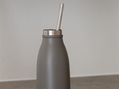 AYA&IDA lige sugerør i rustfri stål i drikkeflaske