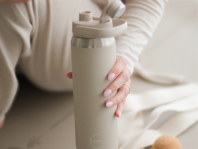 AYA&IDA sports drikkeflaske cream beige 700 ml