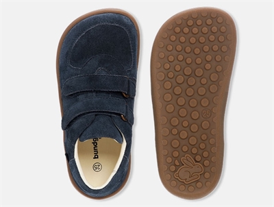 Bundgaard Lane sneaker navy set oppefra og under sålen  