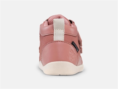 Bundgaard Mio barefoot sko i blush rosa set bagfra