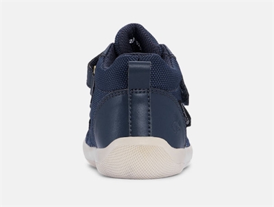 Bundgaard Moon sko i navy med velcro lukning set bagfra