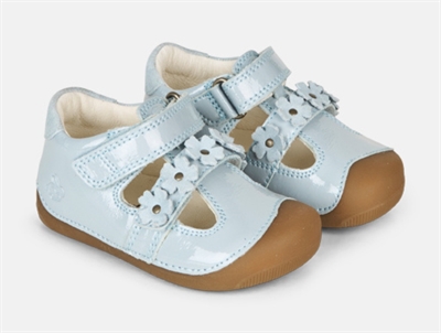 Bundgaard Petit Summer Flower sandal sky med blomster og velcro  