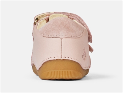 bundgaard petit summer sandal old rose med velcro og lukket tå  
