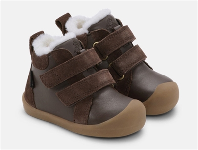 Bundgaard Bloom vinter begyndersko dark brown med velcro