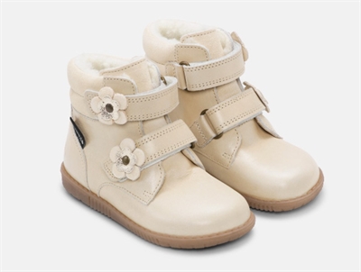 Bundgaard Rabbit Flower vinterstøvle ivory i par