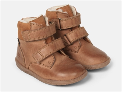 Bundgaard Rabbit vinterstøvler cognac med uldfoer