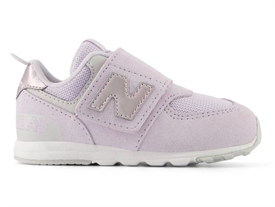 New Balance 574 prewalker sneaker taro med velcrolukning