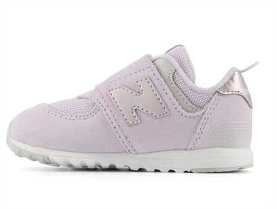 New Balance 574 prewalker sneaker taro med velcrolukning