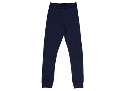Joha leggings i navy i uld og silke