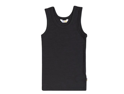 Joha undertrøje i sort merinould unisex