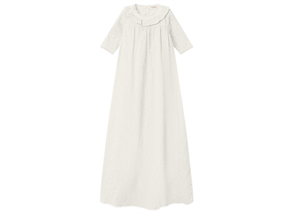 Lil Atelier dåbskjole hvid med broderi