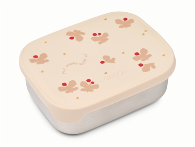 Liewood Arthur lunchbox med silikone låg og butterfly print