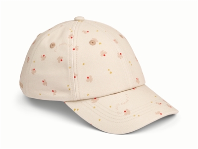 Liewood Danny cap i apple blossom med mini butterfly print set forfra