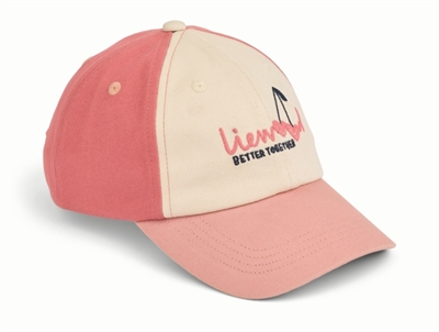 Liewood Danny cap i dusty rose set forfra
