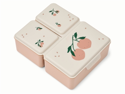 Liewood Driss lunchbox i sea shell med peach me print
