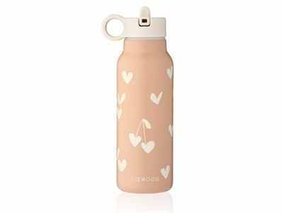 Liewood Falk drikkedunk i pale tuscany med sweethearts print 350 ml