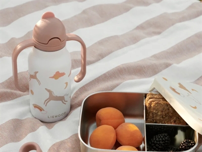 Liewood Kimmie vandflaske i ecru med håndtag