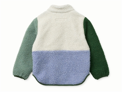 Liewood Nolan fleecejakke i farvemix set bagfra