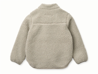 Liewood Nolan pilejakke i lys beige nuance set bagfra  