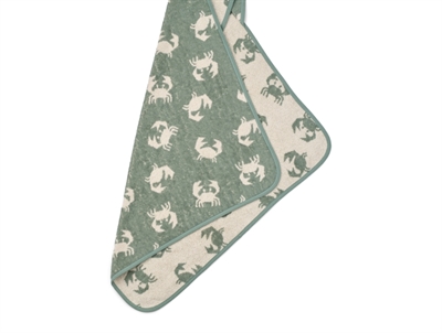 Liewood hættehåndklæde i sandy med krabbeprint