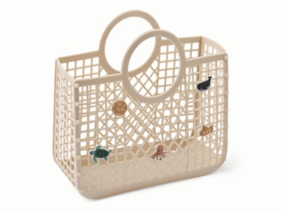 Liewood Samantha kurvetaske i sandy med charms