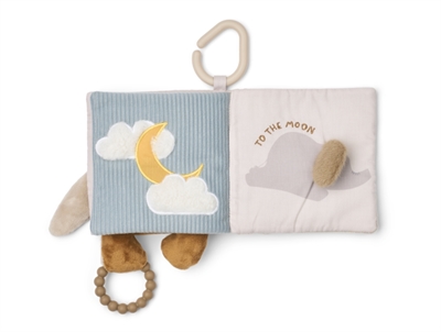 Liewood Fey stofbog sandy multi mix med måne og sky illustrationer