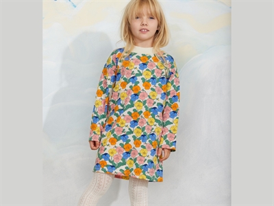 Mini Rodini kjole multifarvet med blomsterprint