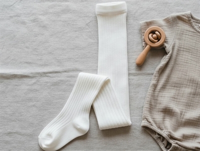 MPkids strømpebukser hvid i rib