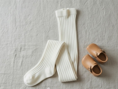 MPkids strømpebukser snow white i rib