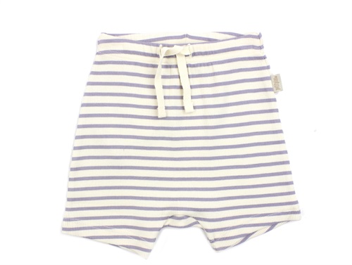 Petit Piao Dusty Lavender/offwhite Shorts Striber - Str. 1.5y 86cm