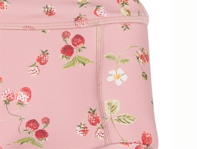 Petit Piao swimble diaper i rosa strawberry print detalje