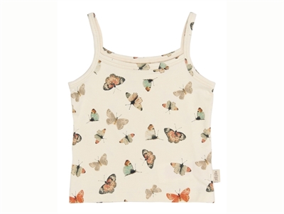 Petit Piao undertrøje råhvid med butterfly print