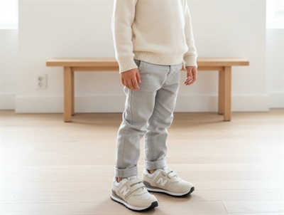 New Balance 574 sneaker nimbus cloud med velcrolukning