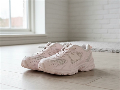 New Balance 530 sneakers washed pink med elastiksnøre
