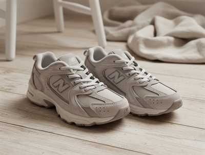 New Balance 530 sneakers moonbeam med elastiksnøre