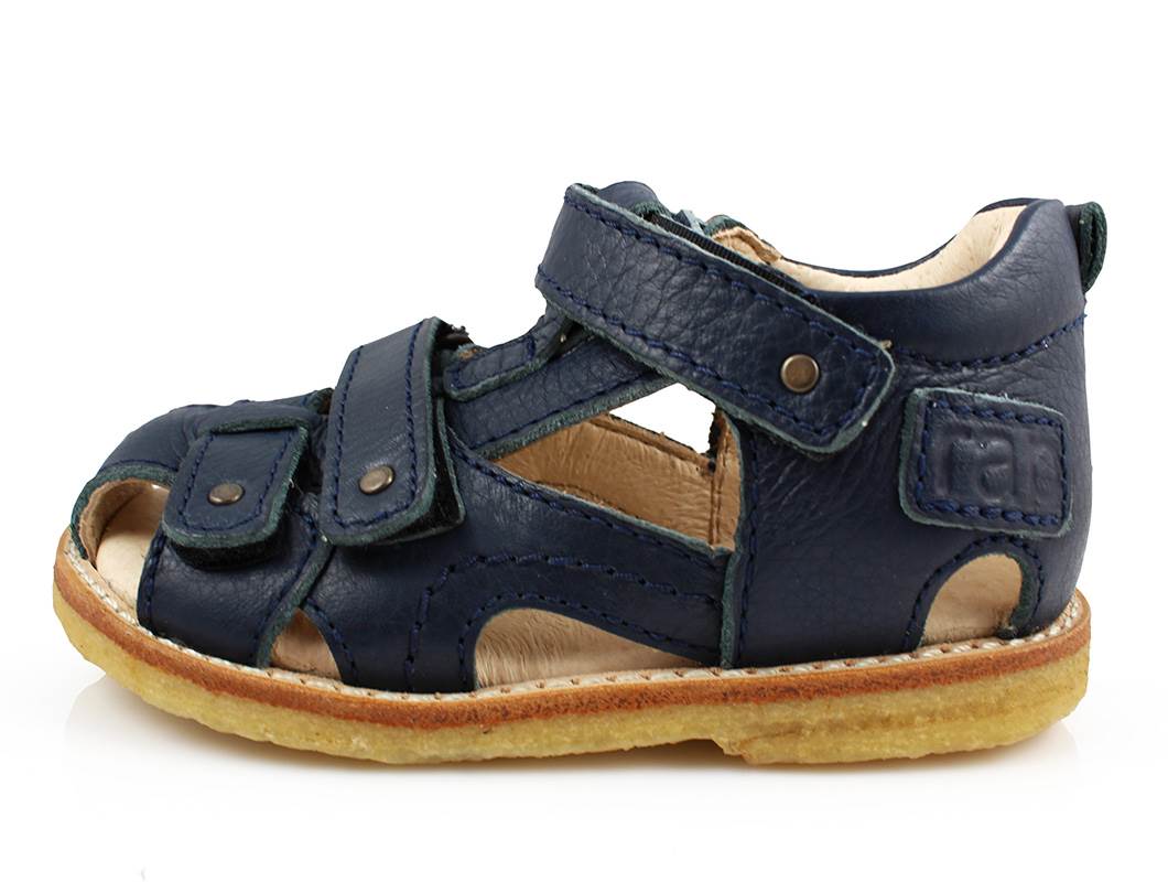 skille sig ud auktion I udlandet Arauto RAP smal sandal navy læder | 1202521 navy | str. 20-26 | UDSALG hos  MilkyWAlk