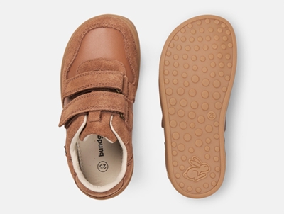 Bundgaard Corey sneaker cognac med velcro til børn