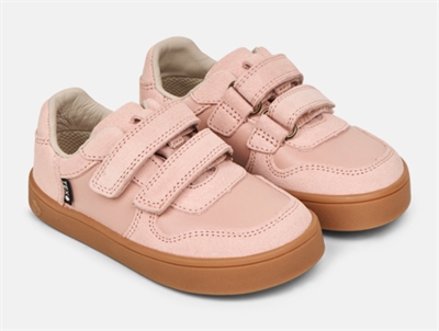 Bundgaard Corey sneaker vintage rose med velcro til børn