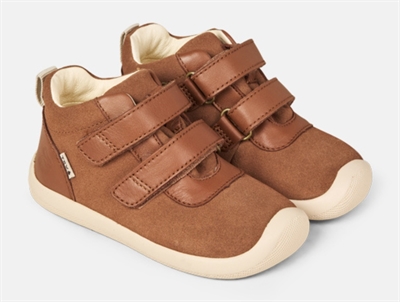 Bundgaard Moon sneaker mocha med velcro til børn