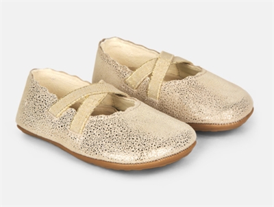 Bundgaard Tamara ballerina ivory gold til børn