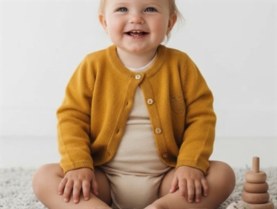 Soft Gallery Carrie cardigan golden glow owl