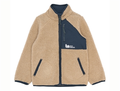 THE NEW teddyjakke navy blazer forfra