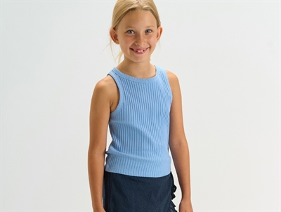 THE NEW Tove rib top forever blue vist på barn