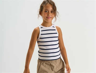 THE NEW Tish rib top navy blazer striped vist på barn