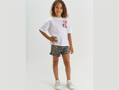 THE NEW True shorts leopardprint rainy day aop vist på barn