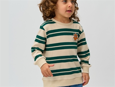 THE NEW siblings stribet sweatshirt med stjernemotiv