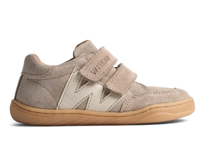 Wheat Barres sneaker warm sand med velcro