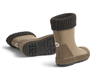 Wheat Wader vintergummistøvle dry wood set fra to vinkler