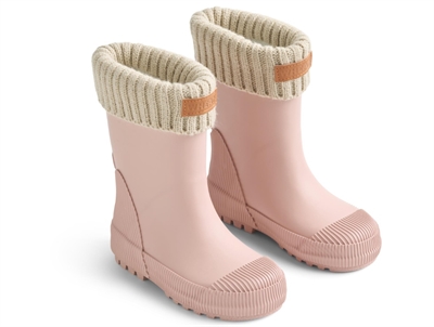 Wheat Wader vintergummistøvle rose powder set i par